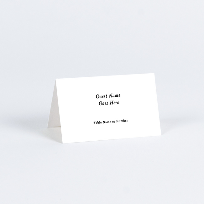 Foil Ideals Wedding Name Cards & Place Cards - Yellow