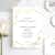 Foil Lovely Flourish Wedding Invitations - Yellow