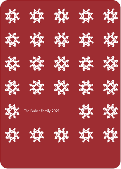 Merry Christmas Snowflake Holiday Photo Cards | Paper Culture