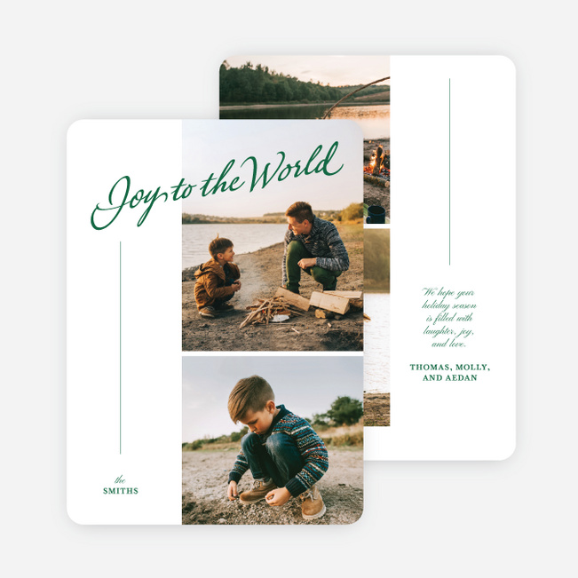 Dash of Joy Christmas Cards - Green