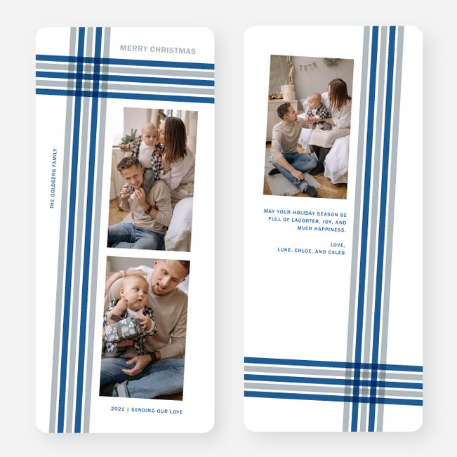 All Wrapped Up Hanukkah Cards - Blue