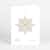 Foil Ornate Snowflake Corporate Holiday Cards & Corporate Christmas Cards - Yellow