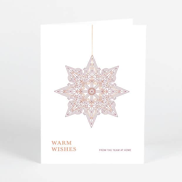 Foil Ornate Snowflake - Main