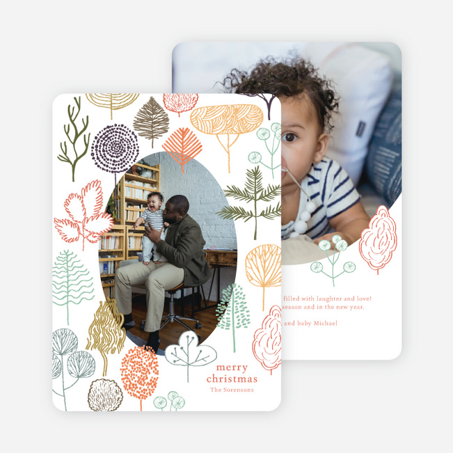 World of Trees Christmas Cards - Multi