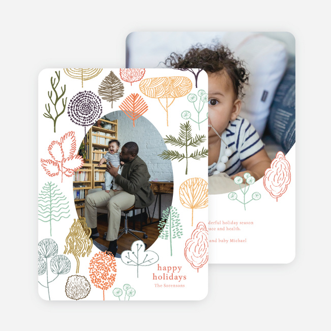 World of Trees Holiday Cards and Invitations - Multi