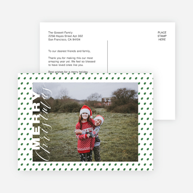 Fun All Around Christmas Cards - Green