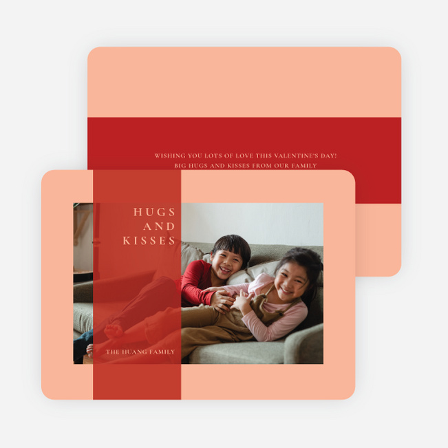 Banner Love Valentine’s Day Cards - Pink