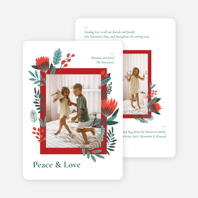 Love Foliage Valentine’s Day Cards - Multi