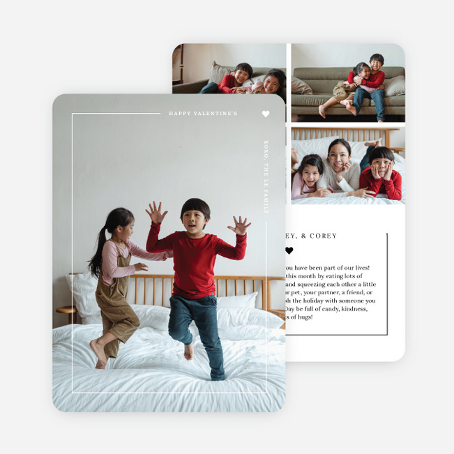 Simple & Sweet Valentine’s Day Cards - White