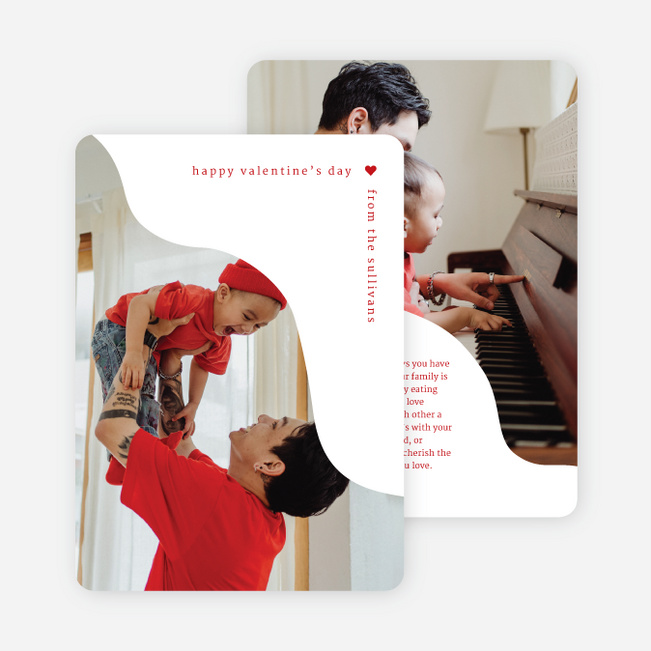 Special Moments Valentine’s Day Cards - Red