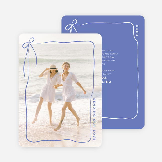 Gifting Our Love Valentine’s Day Cards - Blue