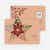 Floral Star Corporate Holiday Cards & Corporate Christmas Cards - Orange