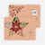 Floral Star Corporate Holiday Cards & Corporate Christmas Cards - Orange