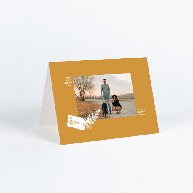 Labelled Frame Holiday Cards and Invitations - Yellow