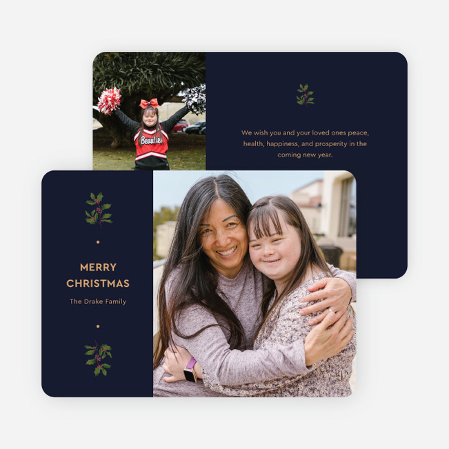 Merrier Together Christmas Cards - Blue