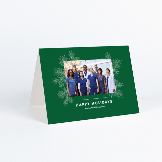 Fruitful Season Corporate Holiday Cards & Corporate Christmas Cards - Green