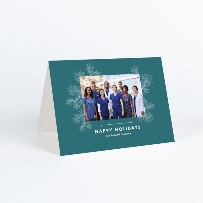 Fruitful Season Corporate Holiday Cards & Corporate Christmas Cards - Blue