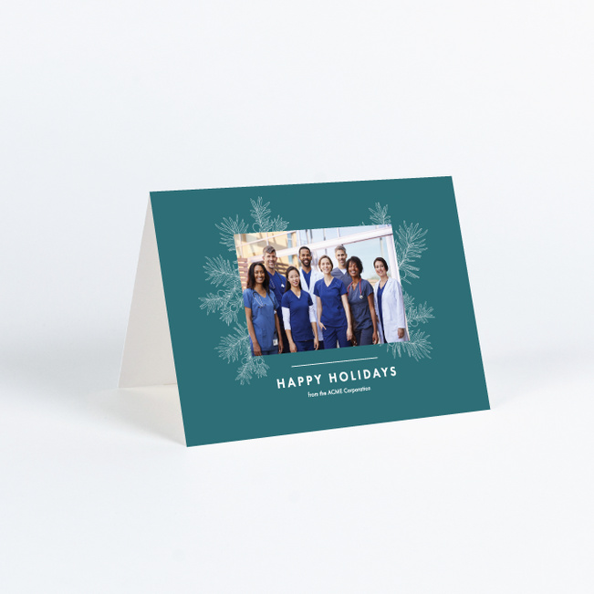 Fruitful Season Corporate Holiday Cards & Corporate Christmas Cards - Blue