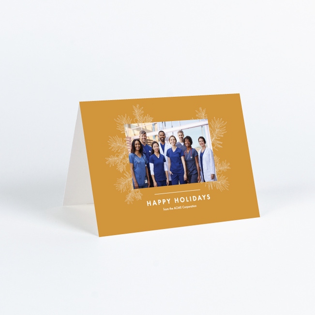 Fruitful Season Corporate Holiday Cards & Corporate Christmas Cards - Yellow