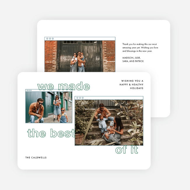 The Best of It Holiday Cards and Invitations - Green
