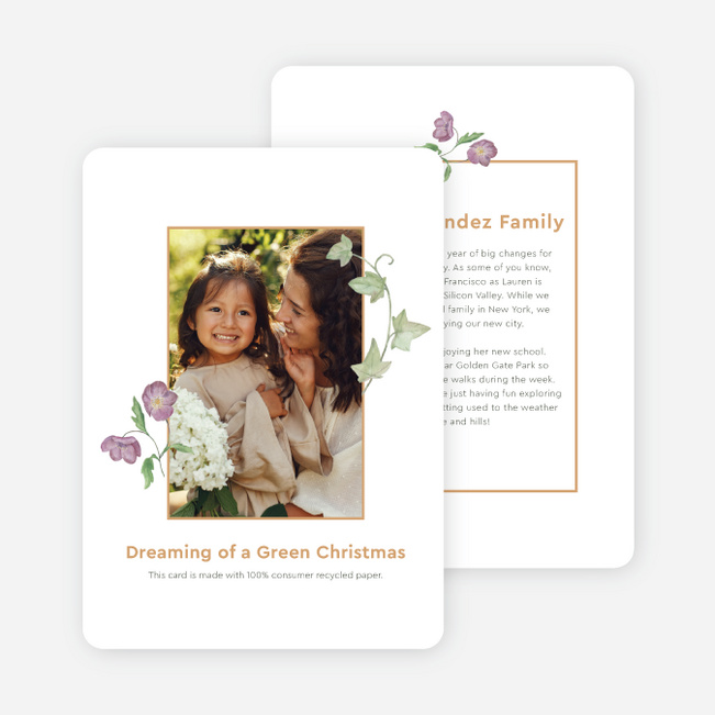 Green Dreams Christmas Cards - Multi