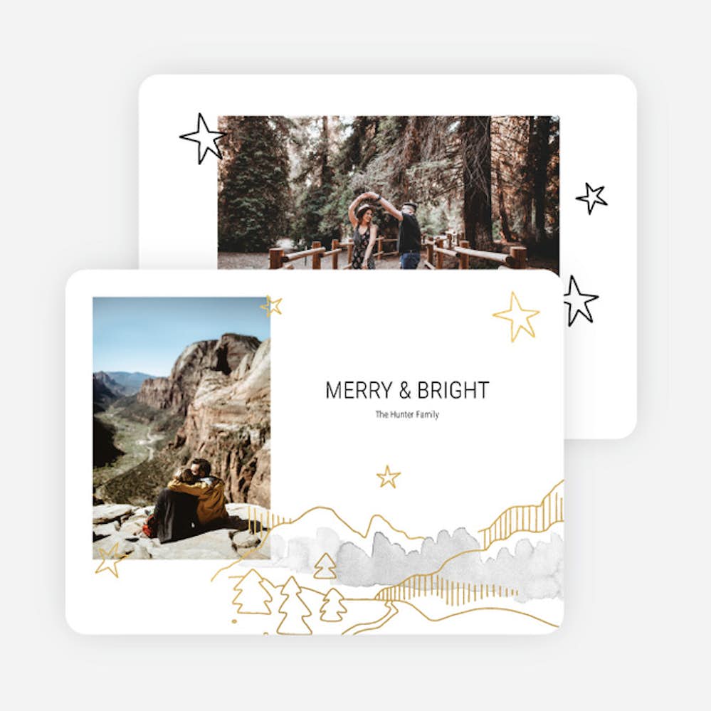 Custom Christmas Card Photo Album Personalized Christmas Card