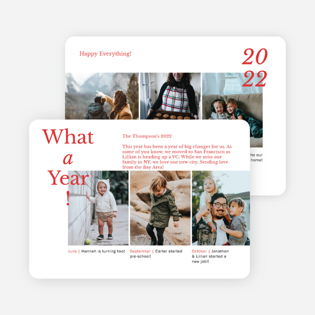 Happy Flashback Holiday Cards and Invitations | Paper Culture