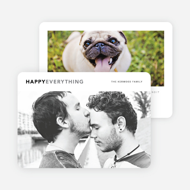 Pure Joy Holiday Cards - Black