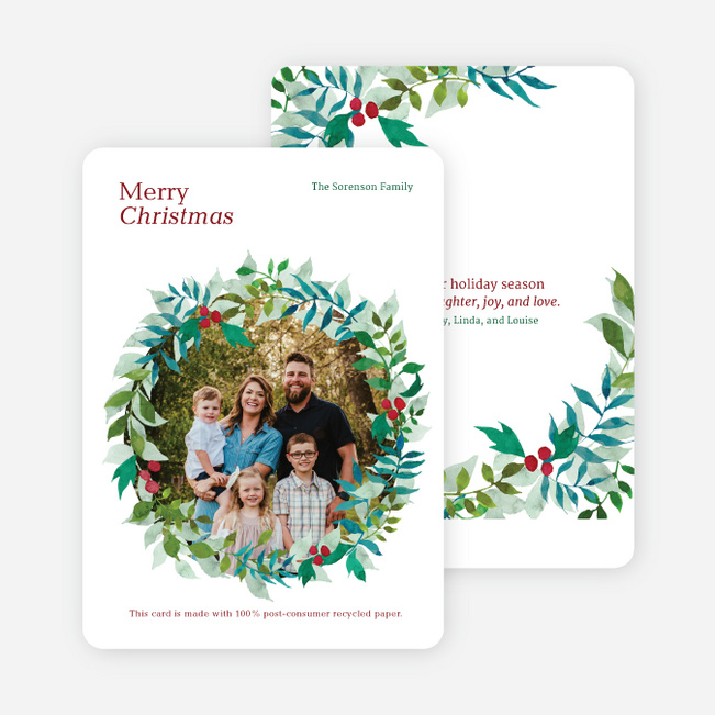 Nature’s Cycle Christmas Cards - White