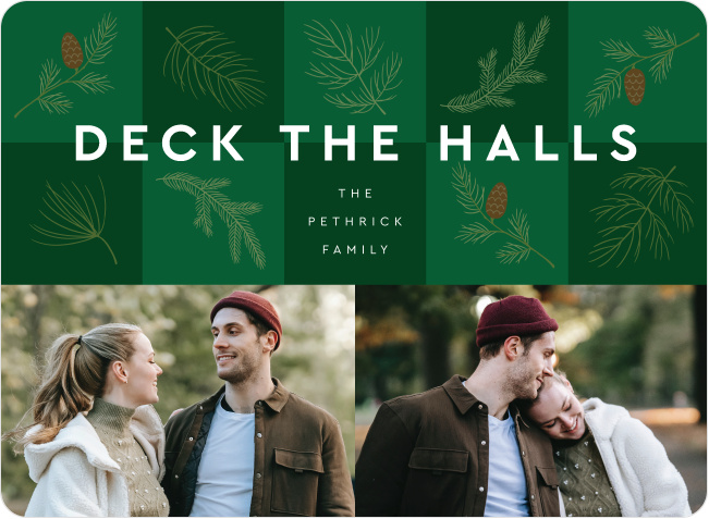 Deck the Halls Christmas Cards  Paper Culture
