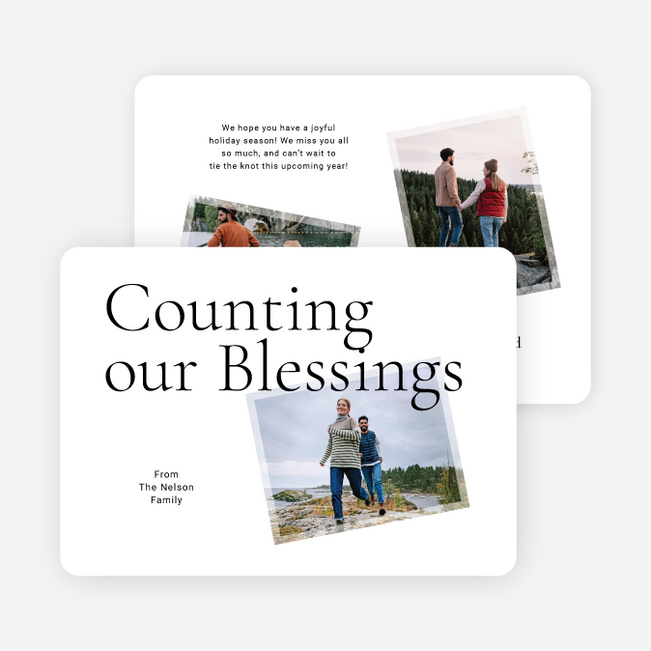 Remember That Time Holiday Cards and Invitations - White