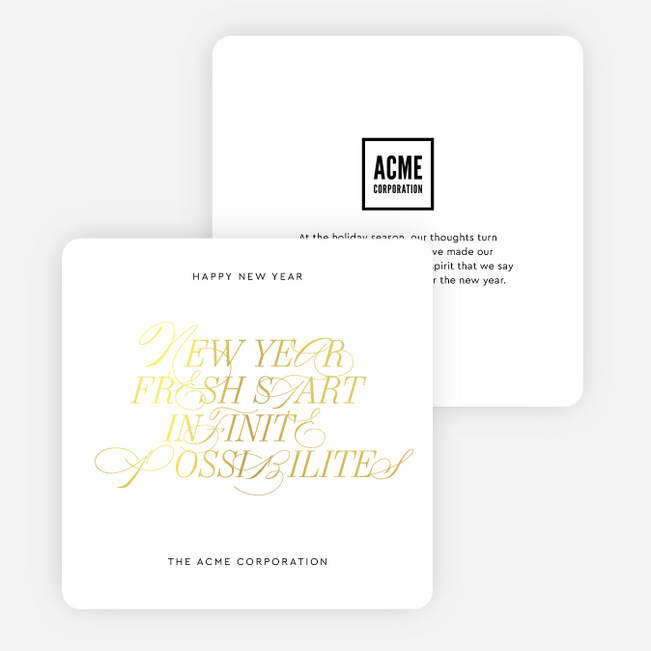 NonPhoto Holiday Cards Paper Culture