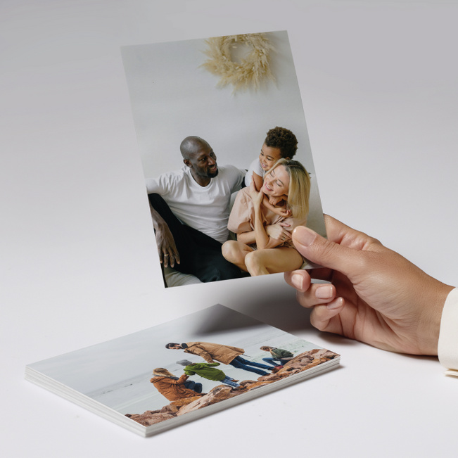 5x7 Photo Prints on Eco Paper – Full Bleed (16 ct) - White