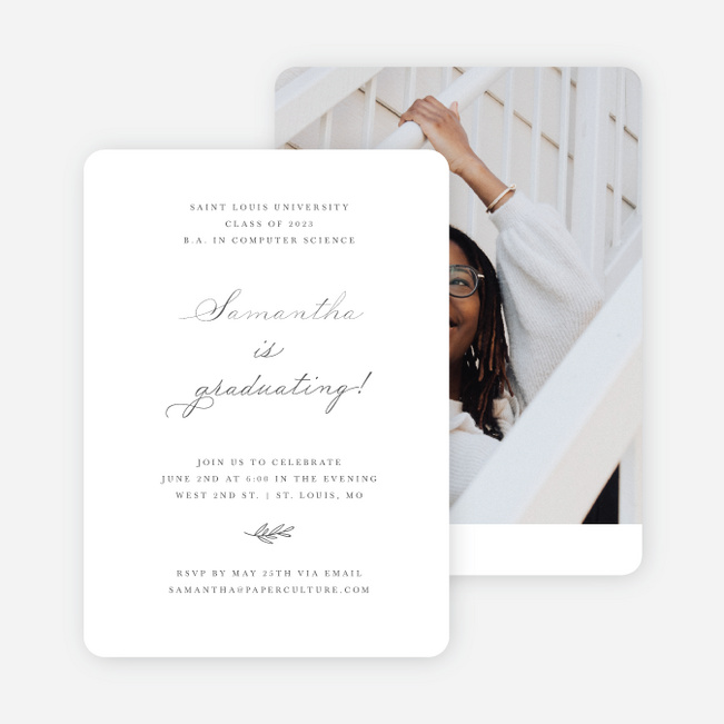 Artisanal Prestige Graduation Announcements & Graduation Invitations
