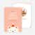 Fuzzy Wuzzy Cat Holiday Cards - Pink