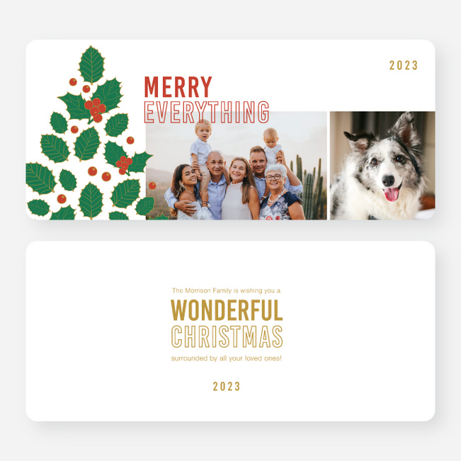 Tree Assemblage Christmas Cards - Multi