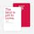 Bold Wishes Corporate New Year Cards - Red