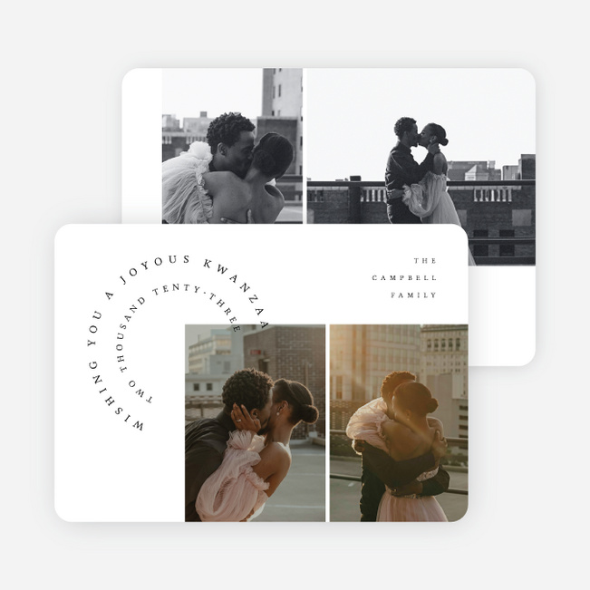 Circle of Joy Kwanzaa Cards - White