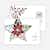 Floral Star Corporate Holiday Cards & Corporate Christmas Cards - White