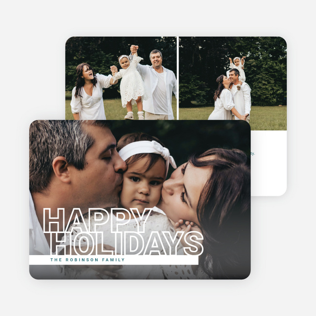 Intro to the Season Holiday Cards and Invitations - White