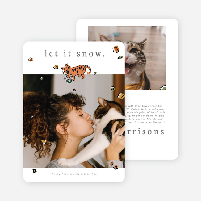 The Magic of the Season Holiday Cards and Invitations - White