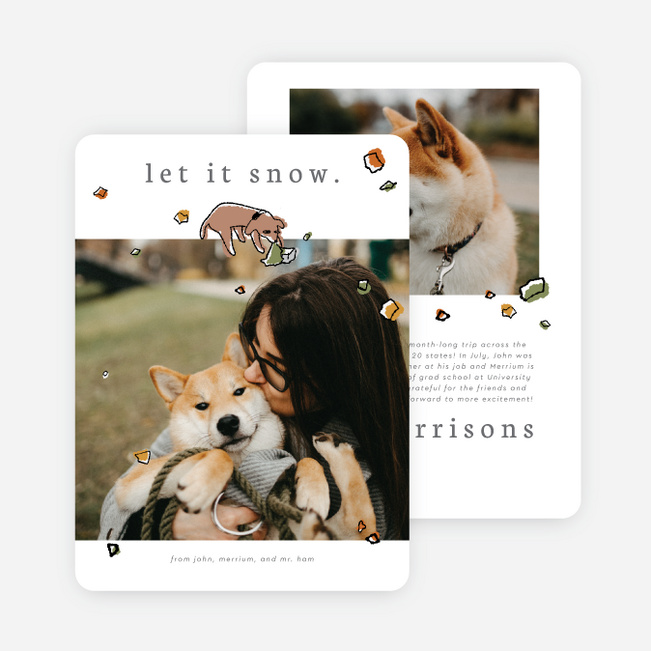 The Magic of the Season Holiday Cards and Invitations - White