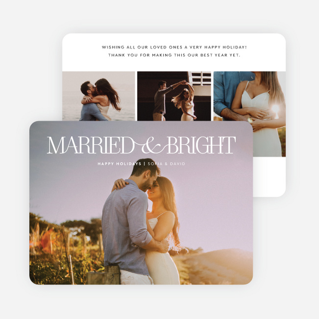 Entwined Love Holiday Cards and Invitations - White