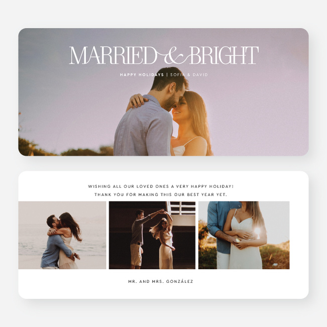 Entwined Love Holiday Cards and Invitations - White