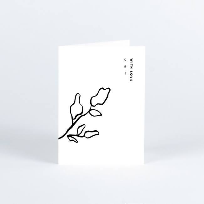 Lasting Love Wedding Thank You Cards - White