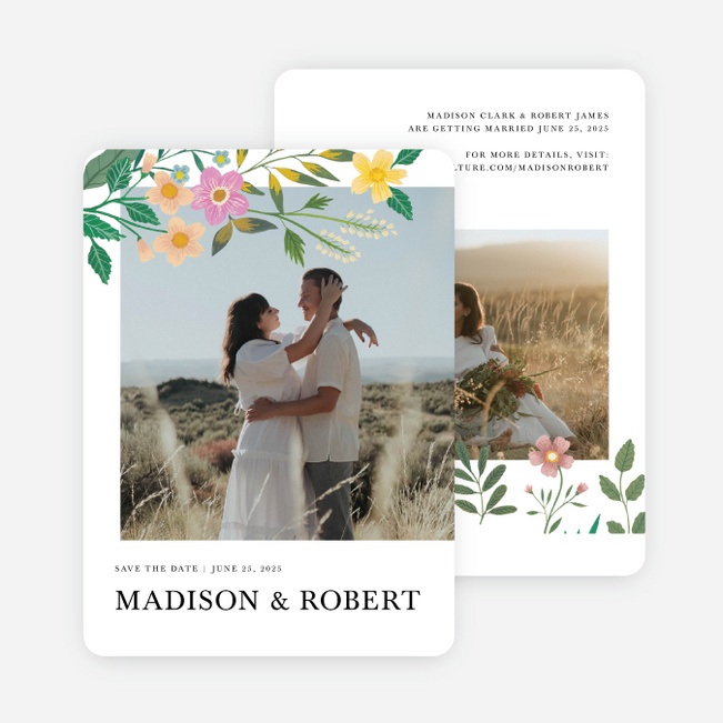 Morning Fields Save the Date Cards - Multi