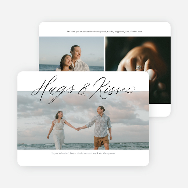 Charming Love Valentine’s Day Cards - White