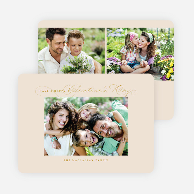 Curly Cue Valentine’s Day Cards - Yellow