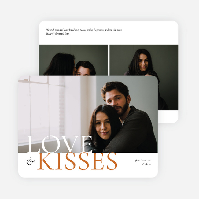 Full Wishes Valentine’s Day Cards - Orange