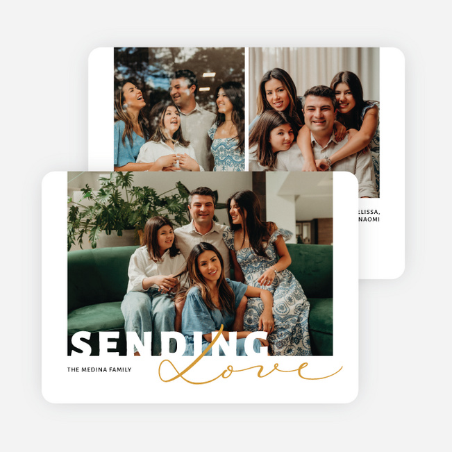 Heartfelt Harmony Valentine’s Day Cards - Yellow